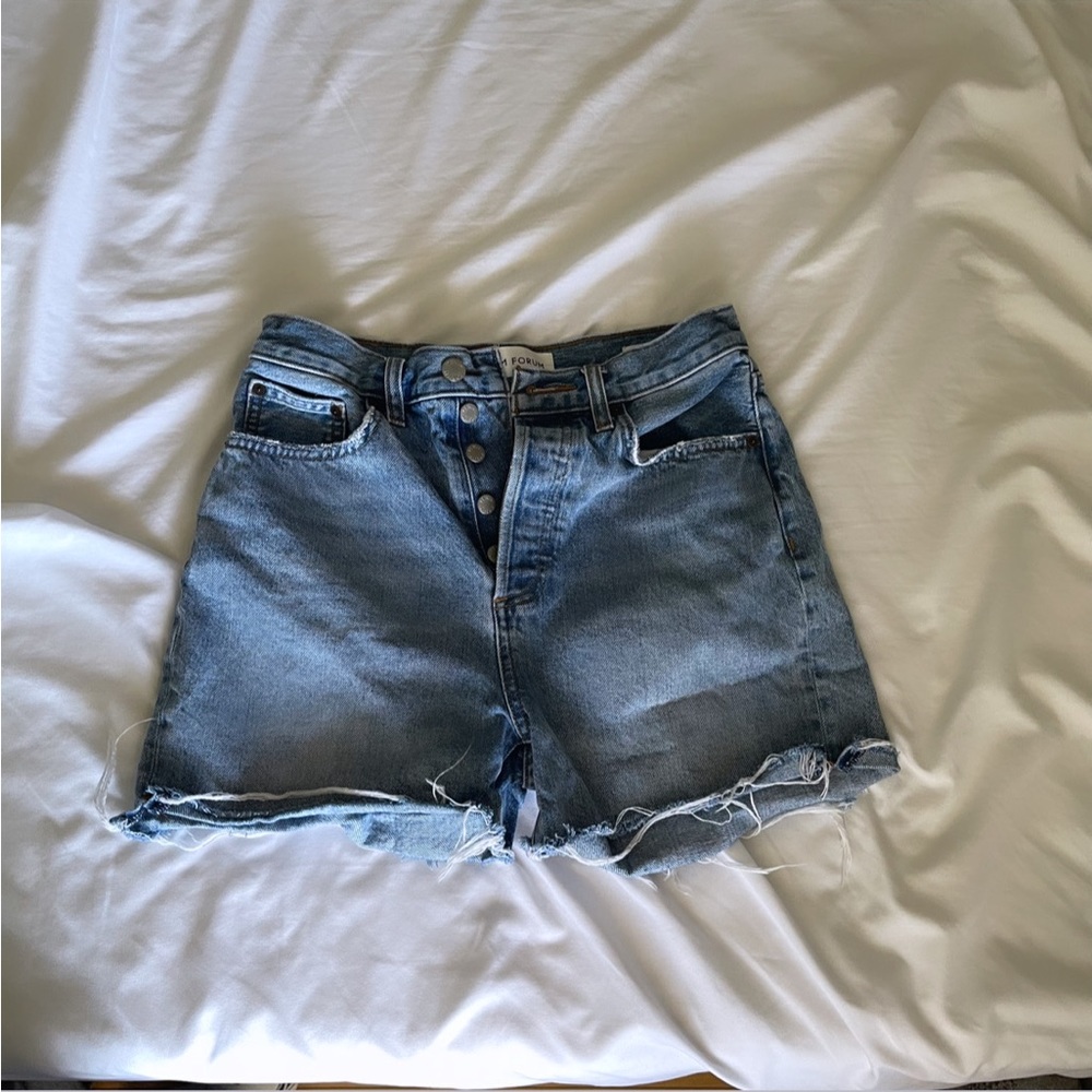 denim forum shorts